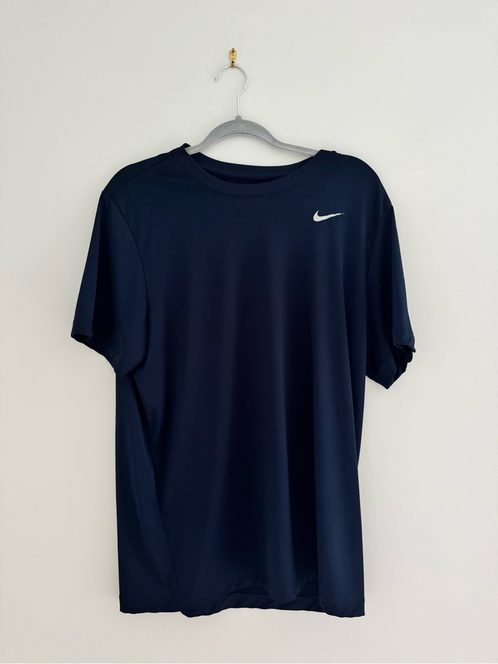 Nike Dri-FIT Navy Performance Tee XL Minimalist Athleisure Gym Activewear